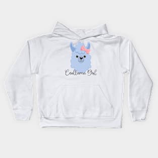 Coollama Girl Kids Hoodie